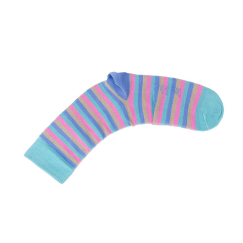 An image of Pink Stripe, knee-length sock by Doris & Dude